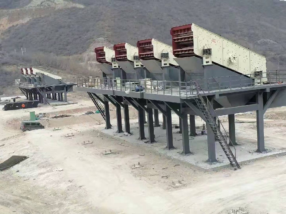 川达智能承建安徽绩溪砂石线生产现场